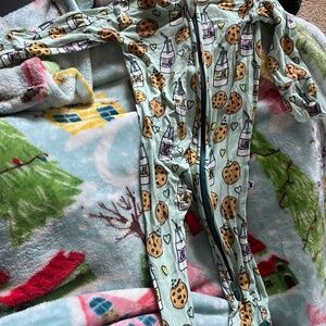 B 8. Kiki and Lulu Bamboo Footie PJ's